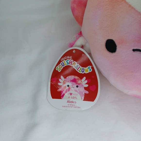 Squishmallows Pink and White Plush Toy - Picture 3 of 5